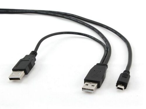 CCP-USB22-AM5P-3 GEMBIRD DUAL USB 2.0 A-PLUG TO MINI 5PINA KABL 0.9M