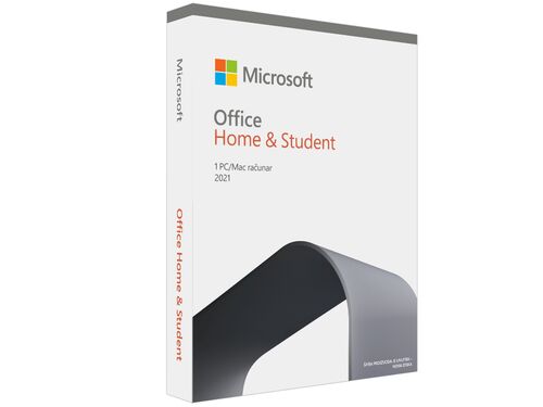 LICENCA MICROSOFT RETAIL OFFICE HOME AND STUDENT 2021/32BIT/64BIT/ENGLISH/PKC/1PC