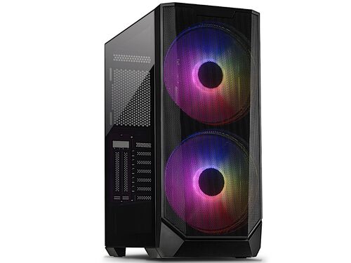 KUĆIŠTE INTER-TECH  IT-3503 AIRSTREAM/ATX/RGB/MINI-ITX/GAMING/BEZ NAPAJANJA/CRNA