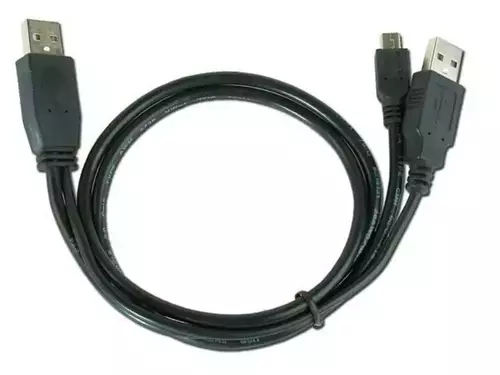 KABL USB GEMBIRD 2XUSB- USB-MINI 5 PIN-A 1.8M M/M