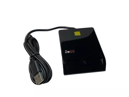 ČITAČ SMART KARTICA ZEUS CR814 (ZA BIOMETRIJSKE LIČNE KARTE), USB