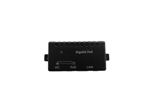 POE INJECTOR GIGABIT POE+ 10/100/1000M 802.3AF/AT MAX IZLAZNA SNAGA 30W POE 100M