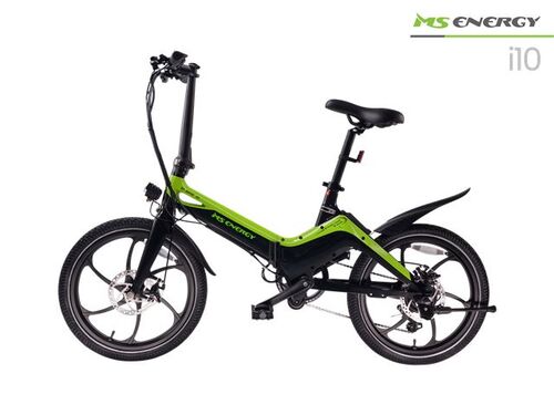 MS ENERGY EBIKE I10 BLACK GREEN