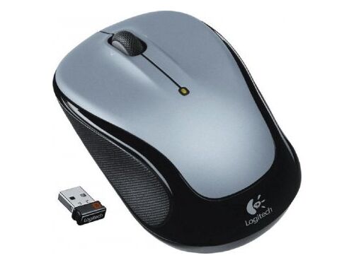 LOGITECH M325S WIRELESS MOUSE, LIGHT SILVER