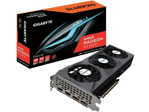 GRAFIČKA KARTA GIGABYTE RX6600 GV-R66EAGLE-8GD AMD/8GB/GDDR6/128BIT/CRNA