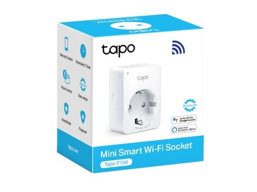 PAMETNA UTIČNICA TP-LINK TAPO P100(1-PACK) WI-FI/2,4GHZ/MAX LOAD 10 A/BELA