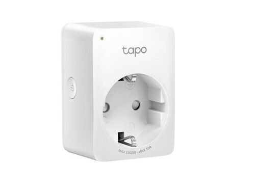 PAMETNA UTIČNICA TP-LINK TAPO P100(1-PACK) WI-FI/2,4GHZ/MAX LOAD 10 A/BELA