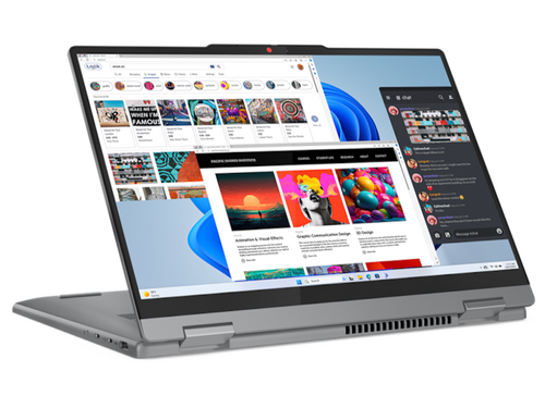 LAPTOP LENOVO IDEAPAD 5 2IN1 14IRU9 DOS/14" WUXGA/5-150U/16GB/1TB SSD/FPR/BACKLIT SRB/SIVA