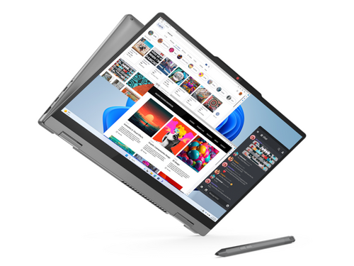 LAPTOP LENOVO IDEAPAD 5 2IN1 14IRU9 DOS/14" WUXGA/5-150U/16GB/1TB SSD/FPR/BACKLIT SRB/SIVA