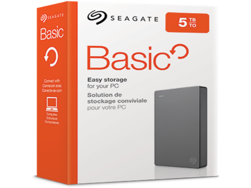 HARD DISK SEAGATE BASIC STJL5000400 EKSTERNI/5TB/2.5"/USB 3.0/SIVA