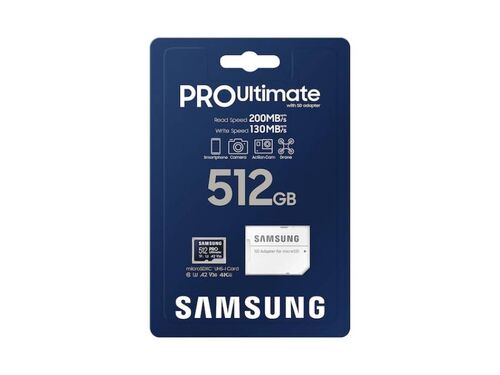 SAMSUNG MEMORIJSKA KARTICA PRO ULTIMATE MICROSDXC CARD512GB U3 MB-MY512SA