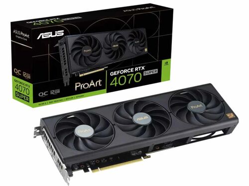 GRAFIČKA KARTA ASUS PROART-RTX4070S-O12G NVD/12GB/GDDR6X/192BIT/CRNA