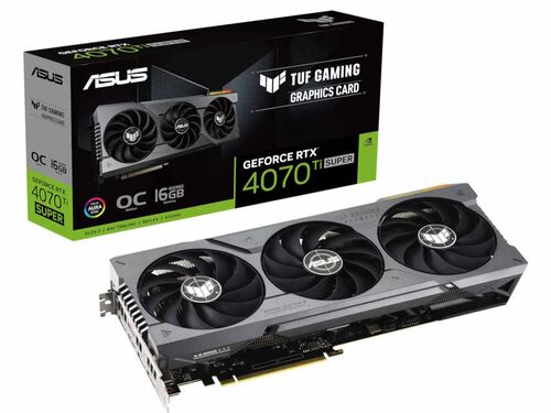 GRAFIČKA KARTA ASUS TUF-RTX4070TIS-O16G-GAMING NVD/16GB/GDDR6X/256BIT/CRNA