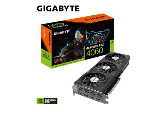 GRAFIČKA KARTA GIGABYTE GV-N4060GAMING OC-8GD 1.0 8GB/NVD/GDDR6/128BIT/CRNA