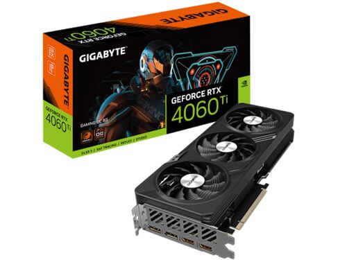 GRAFIČKA KARTA GIGABYTE RTX 4060 TI GV-N406TGAMING OC-8GD NVD/8GB/GDDR6/128BIT/CRNA