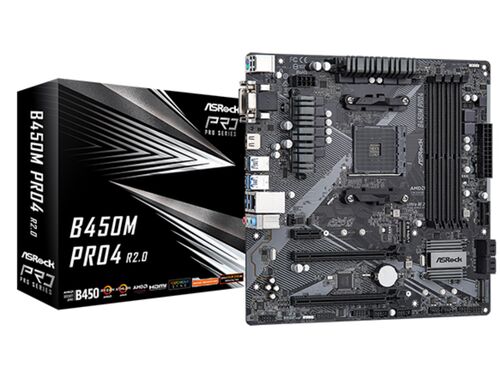 MATIČNA PLOČA ASROCK B450M PRO 4 R2.0/AM4