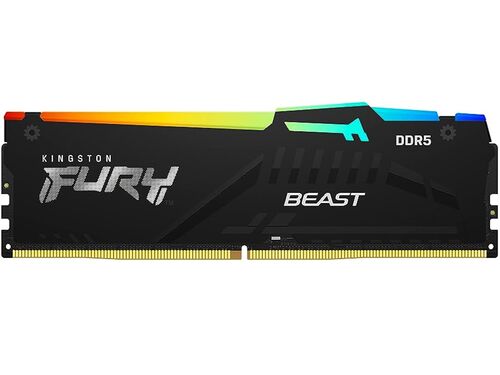 MEMORIJA KINGSTON 64GB (2X32GB)/DIMM/DDR5/6000MHZ/CL40/FURY BEAST RGB XMP