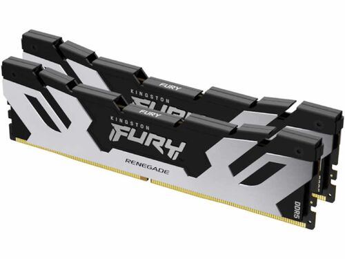 MEMORIJA KINGSTON 96GB(2X48GB)/DIMM/DDR5/6000MHZ/CL32/FURY RENEGADE SILVER XMP