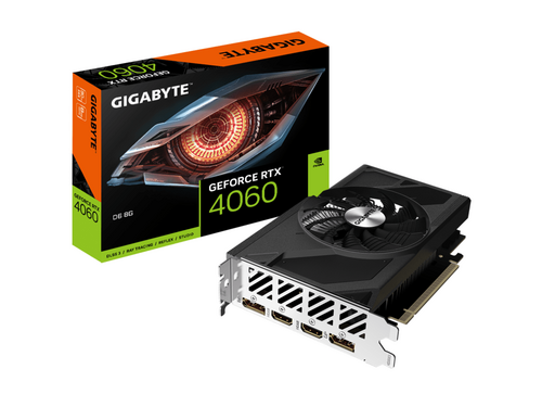 GRAFIČKA KARTA GIGABYTE RTX 4060 GV-N4060D6-8GD NVD/8GB/GDDR6/128BIT/CRNA