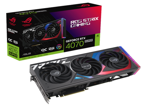 GRAFIČKA KARTA ASUS ROG-STRIX-RTX4070S-O12G-GAMING NVD/12GB/GDDR6X/192BIT/CRNA