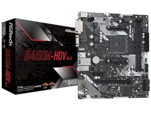 MATIČNA PLOČA ASROCK B450M HDV-R4.0/AM4