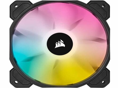 KULER ZA PC CORSAIR SP120 RGB ELITE/120MM X 25MM/RGB/CRNA