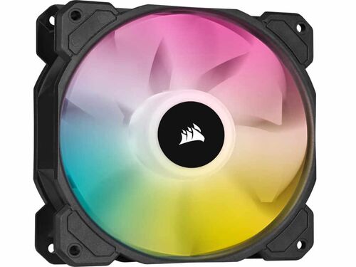 KULER ZA PC CORSAIR SP120 RGB ELITE/120MM X 25MM/RGB/CRNA