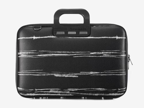 TORBA BOMBATA BLACK&WHITE 15,6"/CRNA