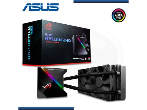 KULER ZA PC ASUS RYUJIN 240 RGB/VODENO HLAĐENJE/CRNA