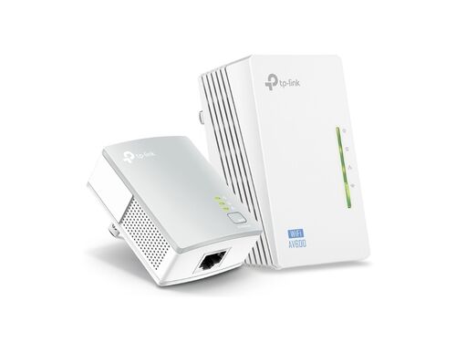 POWERLINE ADAPTER TP-LINK TL-WPA4220KIT WI-FI/AV600/600MBPS/300MBPS/HOMEPLUG AV/WPA4220-PA4010/300