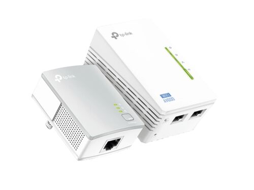 POWERLINE ADAPTER TP-LINK TL-WPA4220KIT WI-FI/AV600/600MBPS/300MBPS/HOMEPLUG AV/WPA4220-PA4010/300