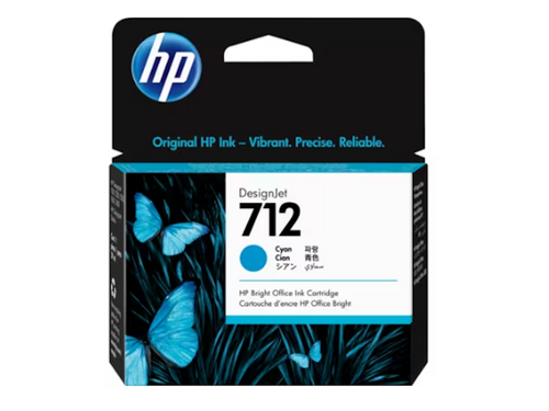 HP 712 29-ML CYAN DESIGNJET INK CARTRIDGE