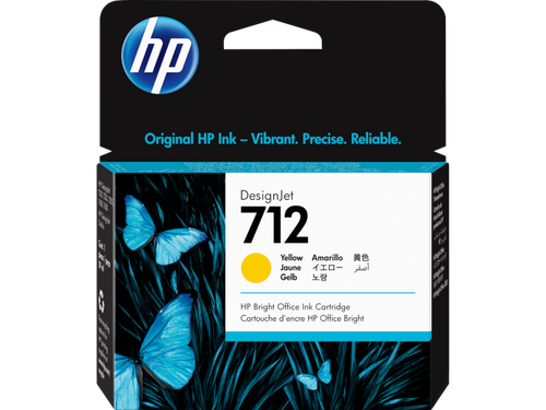 HP 712 29-ML YELLOW DESIGNJET INK CARTRIDGE