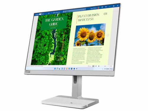 MONITOR LENOVO L24M-40 23.8"/IPS/1920X1080/4MS/100HZ/USB, HDMI/SWIVEL, PIVOT, HEIGHT/ZVUČNICI/SIVA