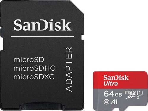 MEMORIJSKA KARTICA SANDISK ULTRA MICROSD 64GB + ADAPTER