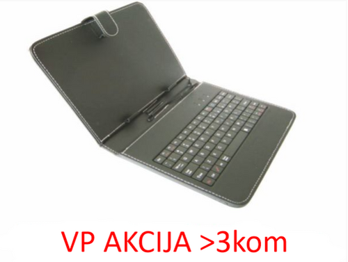 TA-PCK8-BLACK ** GEMBIRD US TASTATURA ZA 8 (I 7) TABLET PC SA FUTROLOM I MICRO USB KONEKTOROM(591)