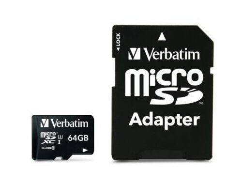 VERBATIM MICRO SDXC 64GB (47042)