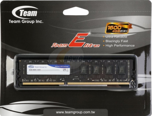 TEAMGROUP DDR3 TEAM ELITE UD-D3 4GB 1600MHZ 1,5V 11-11-11-28 TED34G1600C1101