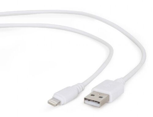 CC-USB2-AMLM-W-1M GEMBIRD USB 2.0 A-PLUG TO 8-PIN USB APPLE IPHONE CABLE 1M WHITE