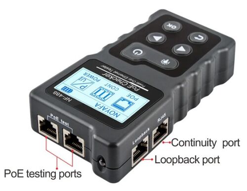 TESTER KABLOVSKI POE LAN NOYAFA NF-488 STP / UTP DO 600M