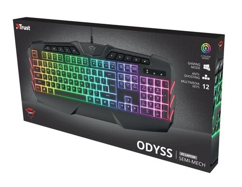 TRUST GXT 881 ODYSS SEMI-MECH KEYBOARD (23855)