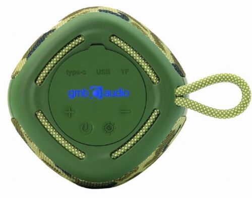 SPK-BT-LED-03-CM GEMBIRD PORTABLE RGB LED BLUETOOTH SPEAKER 5W, BT, FM, TF, USB, HANDSFREE, CAMO