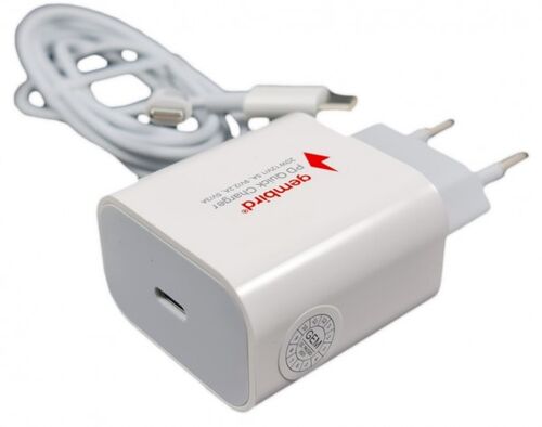 NPA-AC38 ** GEMBIRD PD BRZI PUNJAC +USB C KABL NA LIGHTNING IPHONE 20W 5V/3A, 9V/2.2A,12V/1.5A (719)