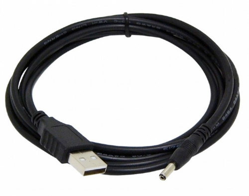 CC-USB-AMP35-6 GEMBIRD USB AM TO 3.5 MM POWER PLUG CABLE, 1.8 M, BLACK