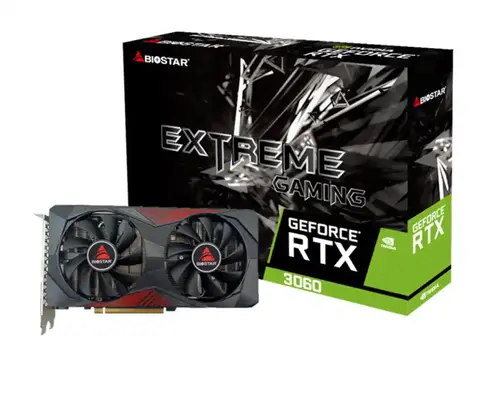 GRAFIČKA KARTA BIOSTAR RTX 3060 GDDR6 12GB 192BIT 3XDP/HDMI