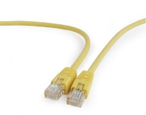 PP12-0.5M/Y GEMBIRD MREZNI KABL, CAT5E UTP PATCH CORD 0.5M YELLOW