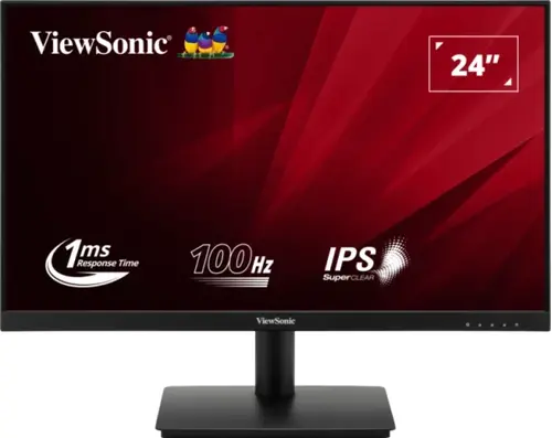 MONITOR 24 VIEWSONIC VA240-H 1920X1080/FULL HD/IPS/1MS/100HZ/VGA/HDMI/FRAMELESS