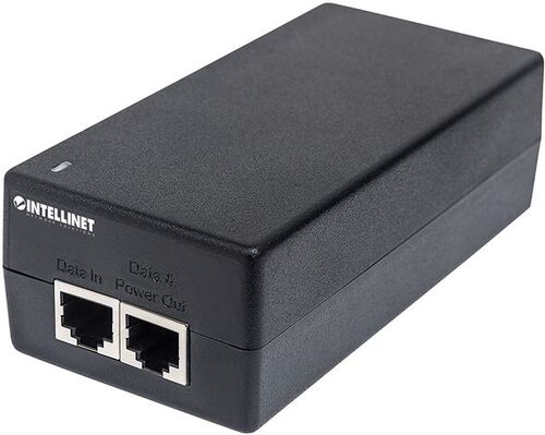 INTELLINET GIGABIT ULTRA POE+ INJECTOR, 1X60W PORT, PLASTIC HOUSING