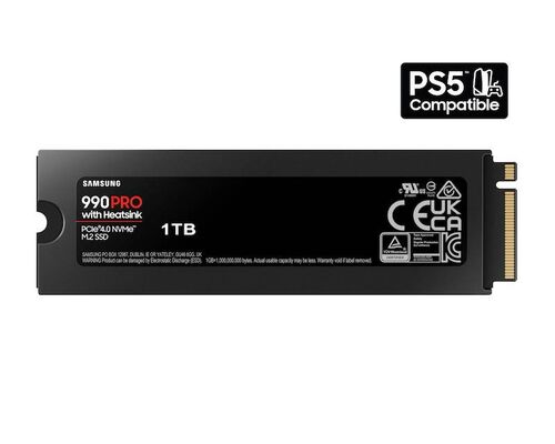 SAMSUNG 1TB M.2 NVME MZ-V9P1T0CW 990 PRO SERIES HEATSINK SSD