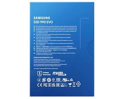 SAMSUNG 1TB M.2 NVME MZ-V9E1T0BW 990 EVO SERIES SSD